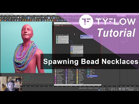 3ds Max + TyFlow TUTORIAL: Spawning Bead Necklaces +SCENE FILES