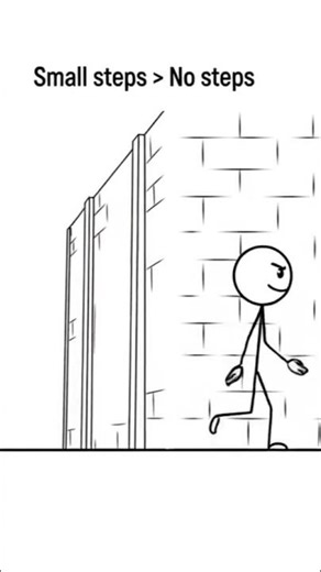 "One Small Step is greater than No Step | Powerful Stickman Motivation"