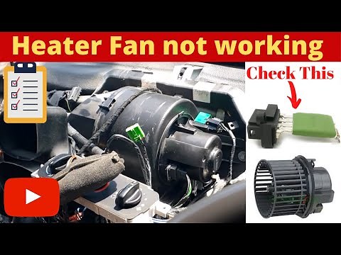 Ford Transit Blower Fan & Resistor Removal