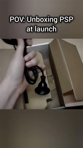 POV: Unboxing PSP at launch #playstation #nostalgiaplaystation #retrogaming