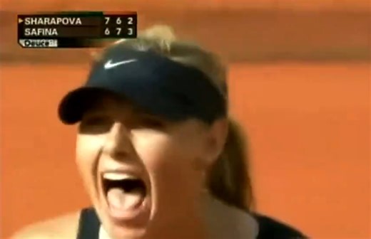 Maria Sharapova screamed x-rated cry at French Open crowd before shock collapse
