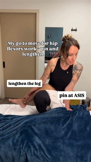 ✨ THE dreaded hip flexors… don’t worry - I got you ☺️ (video is sped up) ✨Hip flexors, mainly psoas