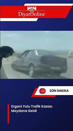 🚨 Ergani Yolunda Trafik Kazası!