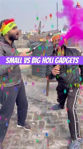 small vs big holi smoke | holi experiments #holi #holi2026 #experiment
