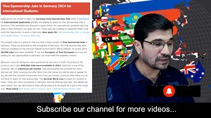 1.7K views · 61 reactions | Breaking ! Germany Offers 9 Lac Jobs For The Year 2024 Apply today.. | Easy Visa | Facebook