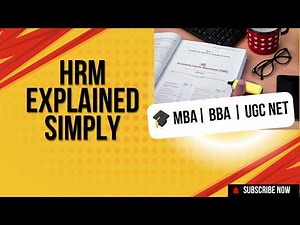 HRM 101: What is Human Resource Management? (MBA, UGC NET & HR Career Guide)