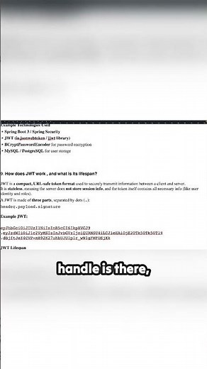 JWT Explained in 20 Sec | Java Interview Question!
