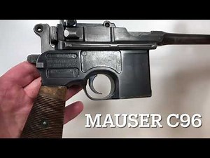 Broomhandle Mauser C96 from 1917 w/ Matching Serial Numbers and Wooden Stock Attachment