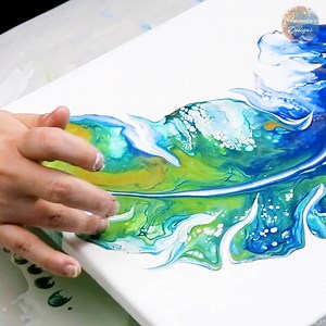 28K views · 963 reactions | Fabulous Feather Dutch Pour | Amanda's Designs | Facebook