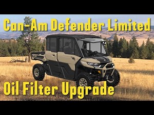 Can-Am Defender Limited - Spin-On Oil Filter Upgrade for Easy Maintenance
