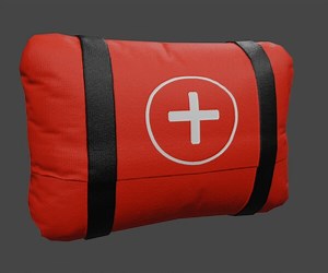 ArtStation - Medkit - Medical kit - First aid Low-poly 3D model | Game Assets