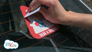 Watch How to apply the baby on board sticker on Amazon Live