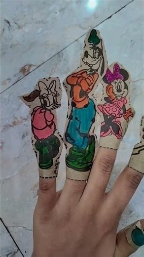 #viralshort#easy finger puppets #craft😍😍
