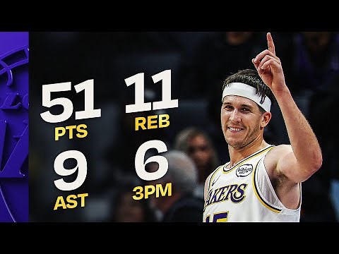 Austin Reaves Scores CAREER-HIGH 51 PTS vs Kings! | October 26, 2025