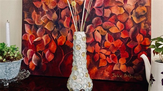 Glass Gem Vase