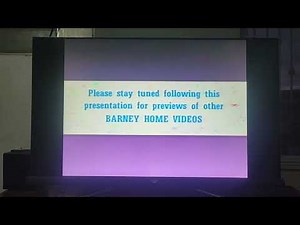 Please Stay Tuned and Barney Home Video Classic Collection 1996 Logo