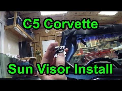 C5 Corvette - Sun Visor Replacement