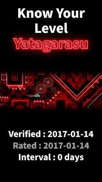 Know Your Level | Yatagarasu #geometrydash #gd #extremedemon #gaming #games #music