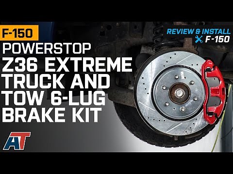 2012-2018 F-150 PowerStop Z36 Extreme Truck and Tow 6-Lug Brake Rotor Review & Install