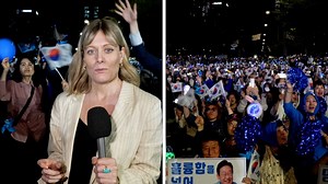 Watch: BBC on the ground in Seoul as new president is announced