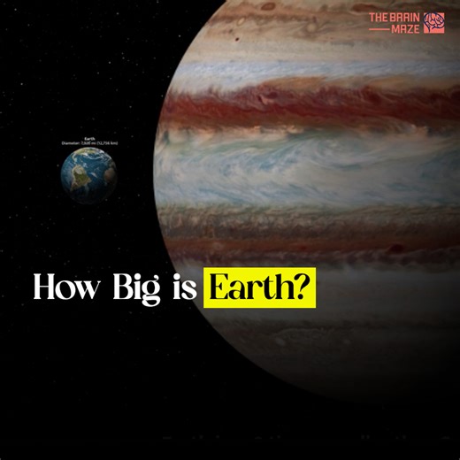 Our planet Earth seems pretty big from down here, but how does it measure up in the grand scheme of the solar system? This video takes you on a mind-bending size comparison adventure! Get ready to see how Earth compares to the scorching surface of Venus, the swirling gasses of Jupiter, and the icy giants on the fringes of our cosmic neighborhood. | The Brain Maze