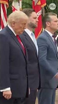 Trump lays wreath for Memorial Day at Arlington National Cemetery