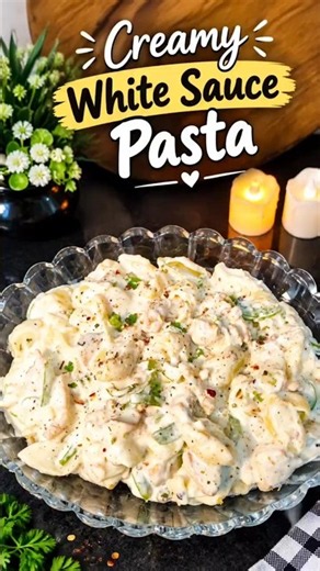 Creamy White Sauce Pasta | Ready in minutes