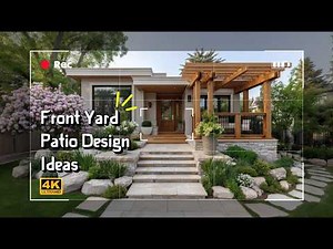 Front Yard Patio Design Ideas for Stunning Curb Appeal | Low Maintenance & Modern Landscaping