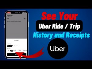 How To See Your Uber Ride / Trip History and Receipts?