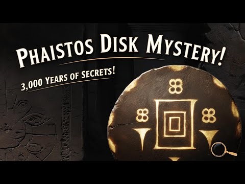 Phaistos Disk: The 3,000-Year-Old Mystery from Crete!