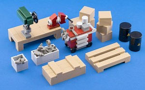 乐高MOC教程 工具作坊 拼搭指南