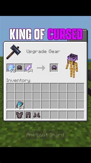🔥Best Minecraft Armor Trim Combo King of cursed Style (Top Custom Trim Guide) #minecraftshorts