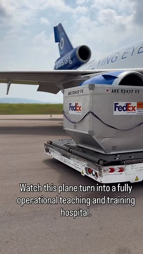 2.6K views · 86 reactions | Watch this plane turn into a fully operational teaching and training hospital. Over the next two weeks, local doctors will perform simulation training and patients will receive life-changing surgery, all on board our plane. ✈️✈️✈️ #aviation #plane #planespotters #aviationlife #aviationlover | Orbis International | Facebook