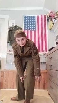 How the U.S. Army dress uniform in WWII was the exact same cut as a 1940s suit #armyheritage #1940s