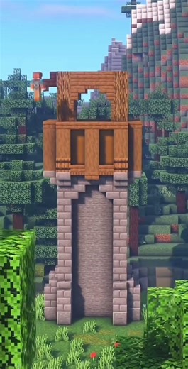 Minecraft Medieval Tower #minecraft #mcbuild #minecraftshorts #shorts #shortvideo