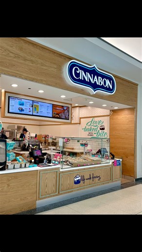 Cinnabon is NOW OPEN on the lower level near Macy's! Stop in for a delicious Baked Treat & Signature Beverage today! #shopsouthhills | South Hills Village