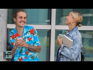 Justin Bieber and Hailey Baldwin - Loved Up Stroll Through Beverly Hills After Church
