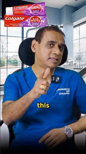 🚫Colgate purple toothpaste doesn’t cancel yellow teeth!!