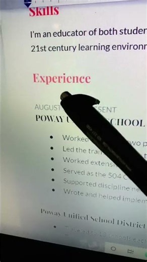 3 Resume Hacks #teachers #schooladmin #education #teacher #careercoach #educators #teachersoftiktok