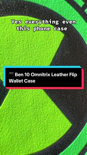 ⬛ Built for fans, this flip leather wallet case protects your phone while doubling as a sleek card holder. Complete with the classic Omnitrix design — it’s nostalgia you can carry.