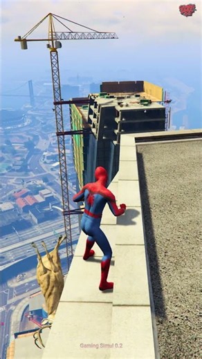 GTA 5 Spiderman Funny Chaos 🤣 | Shorts