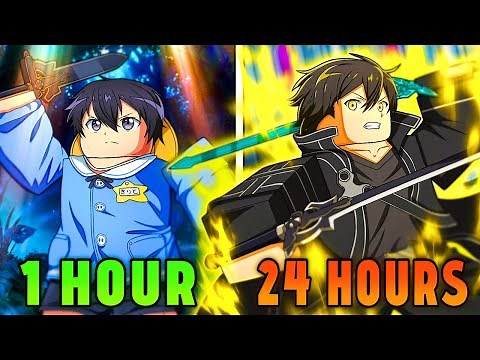 I Spent 24 Hours Inside Sword Art Online in Roblox Grand Alfheim… This Got Crazy FAST