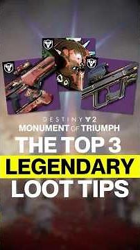 3 Things You NEED to Know About Legendary Loot in #destiny2! 👀🔥