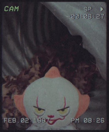Corrupted Version Pennywise Plush At Home #CapCut #it #pennywise #funkoplush #horror