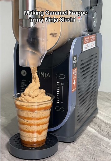 Caramel Frappe Recipe Using Ninja Slushi Machine