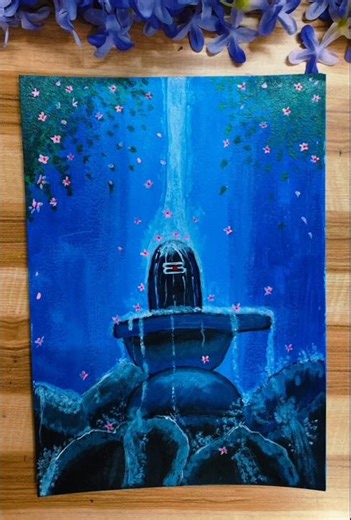 ✨🙏 Mahashivratri special ✨🙏 painting 🖌️🎨 #shorts