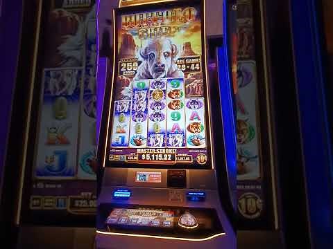 $22,300 Big Jackpot Buffalo Chief Slot machine winstar World casino Oklahoma