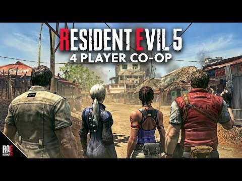 RESIDENT EVIL 5 || 4 PLAYER CO-OP MOD | ROED to RE9UIEM 🔴LIVE