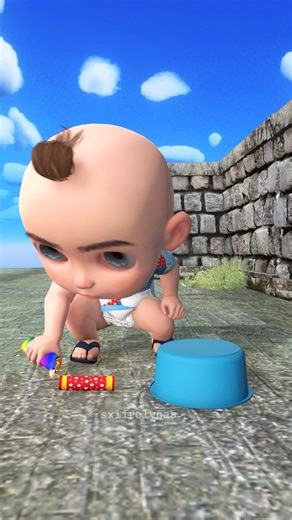 Playing with firecrackers #animation #animasilucu #cartoon #funny #shorts