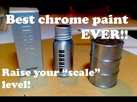 Best mirror chrome paint ever - make plastic look like polished metal!